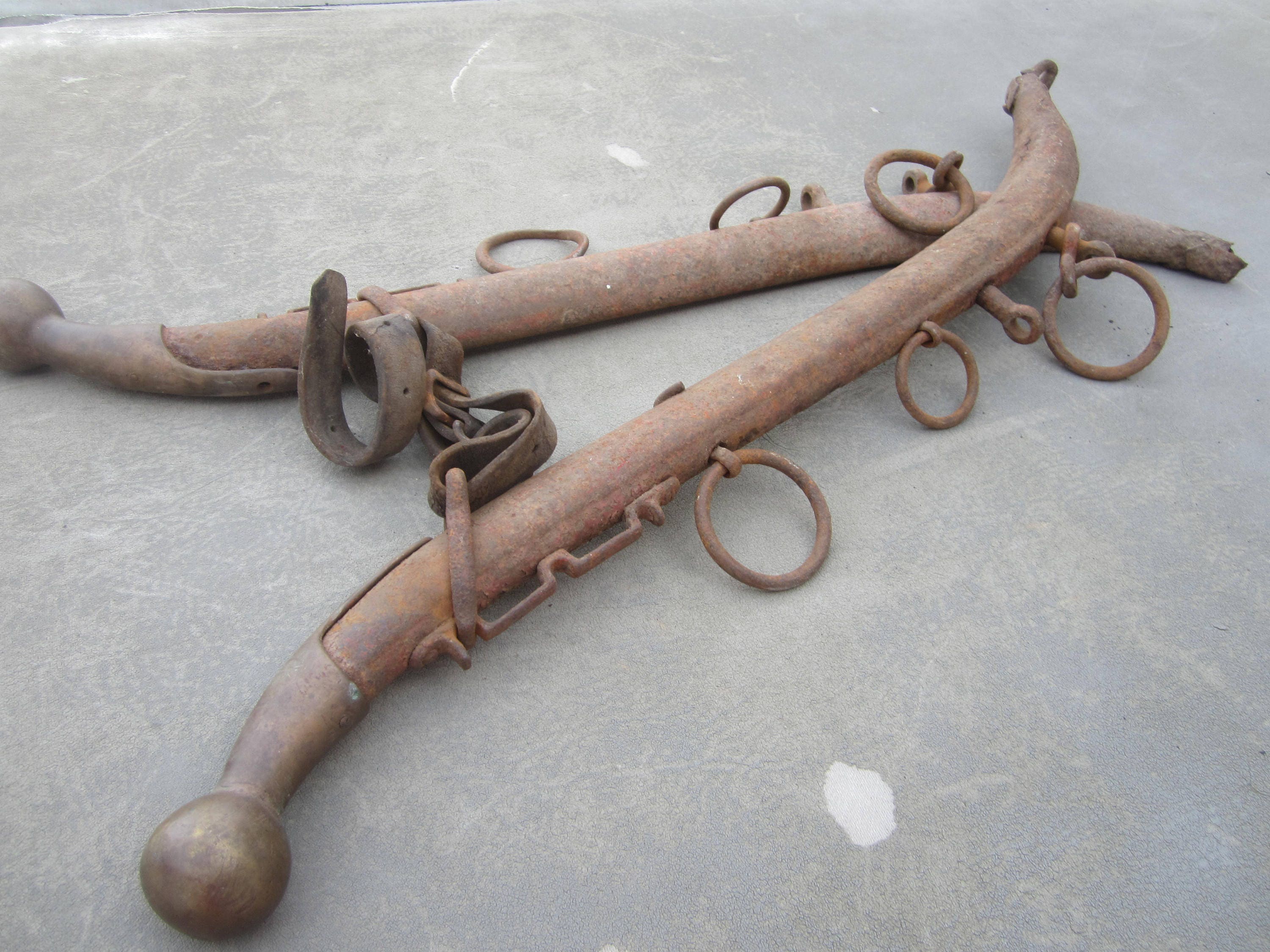 vintage horse harness hame harnesspair of hamesyard Etsy