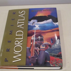1998 Rand McNally Premier World Atlas,vintage maps,reference atlas,vintage atlas,state maps,regional maps,world maps,World Atlas