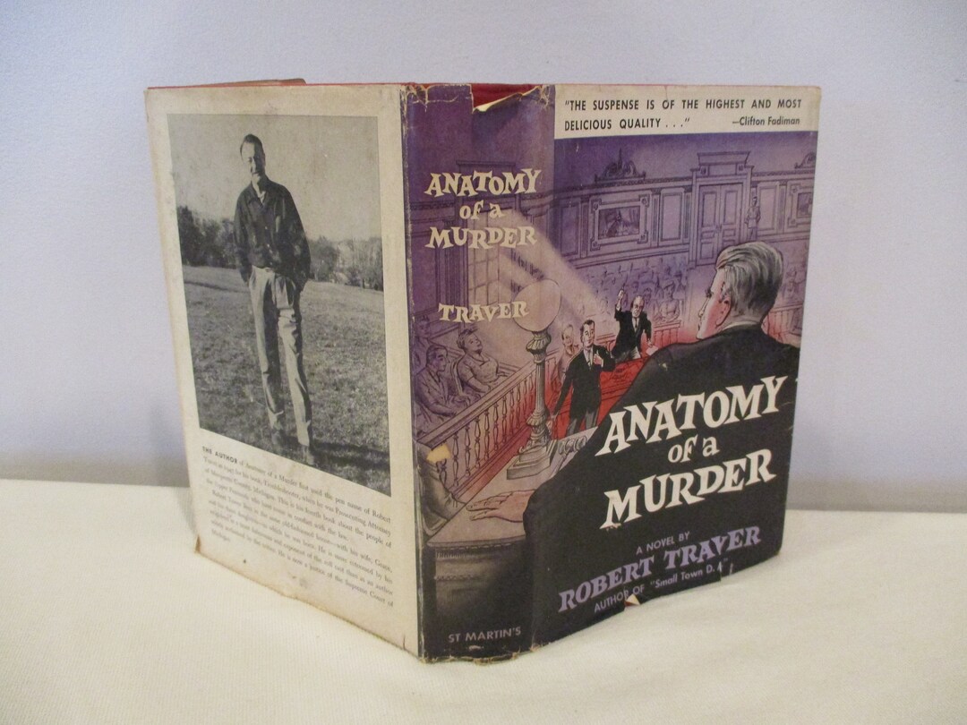 1958 Anatomy of a Murder by Robert Traver,john Voelker,upper Peninsula,michigan,courtroom Drama ...
