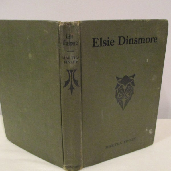 antique Elsie Dinsmore by Martha FInley,famous author,youngs girls reading series,Plantation Life,American South,pre civil war novel,