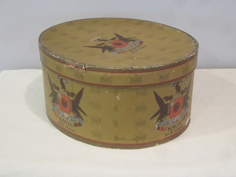 Knox New York Hat Boxvintage hat boxoval hat boxwomen's Etsy