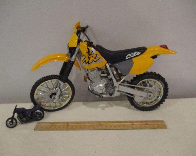 18 Scale Model Dirt Bike,scale Model Motorcycle,yellow Dirt Bike,honda