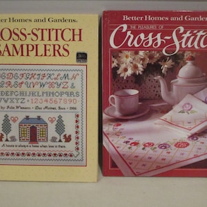 Cross Stitch patronen, kruissteek boeken, knutselboeken, Cross-Stitch Samplers, Betere huizen en tuinen, borduurpatronen, kruissteek boeken