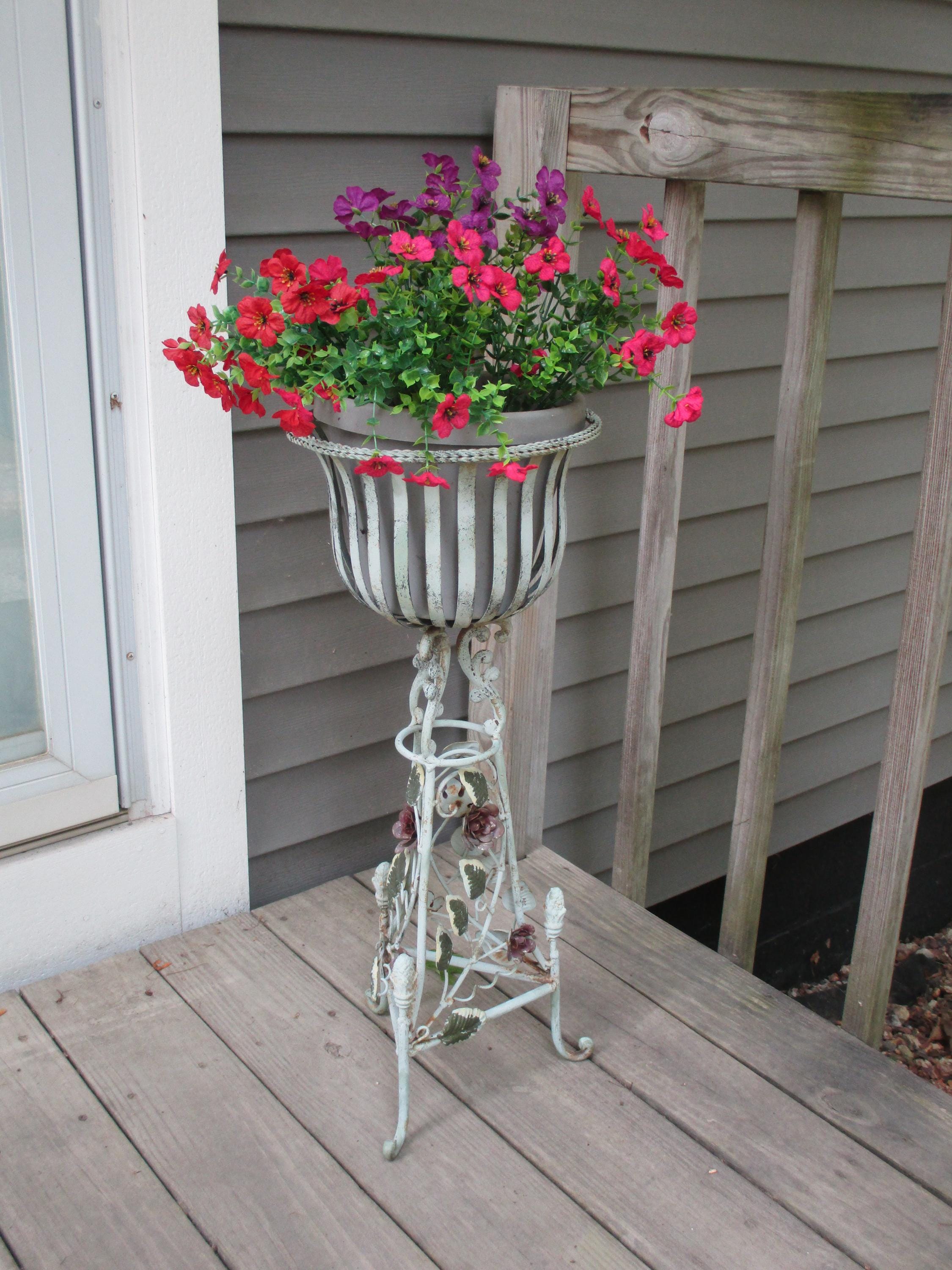 Victorian Wire Plant Stand - Etsy