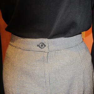 Black and White Checkered Pencil Skirt1980s Fashionslit - Etsy