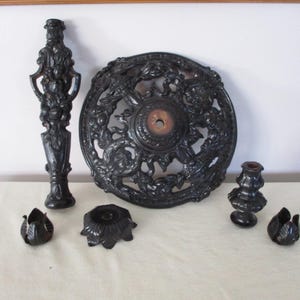 Cast iron lamp base - Etsy 日本