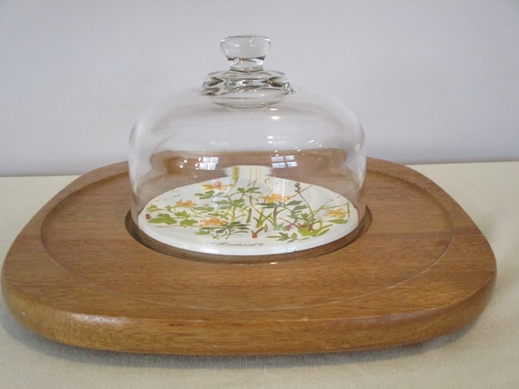 Charcuterie Board With Glass Cover,cheese Tray With Glass Dome