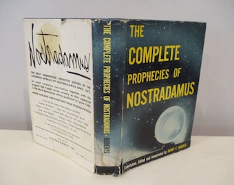 1949 Las profecías completas de Nostradamus por Henry Roberts, literatura mística, literatura oculta, profecía, Nostradamus, predicción del futuro