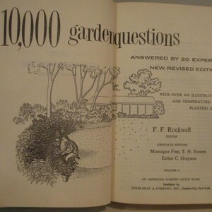 2 libros de jardinería, Enciclopedia del Jardín Sabio, cultivo de flores, horticultura, guía de jardinería, 10.000 preguntas sobre jardinería, plantas de interior, árboles frutales. imagen 13