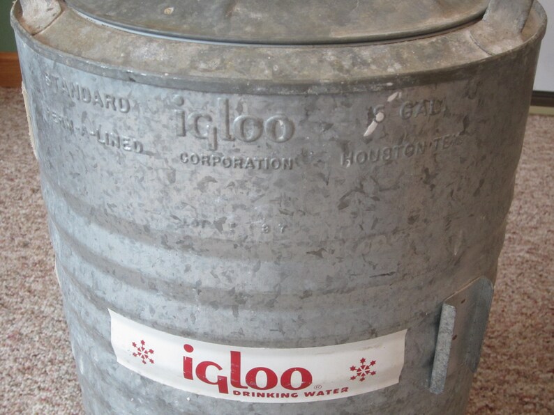 igloo 3 gallon galvanized water cooler