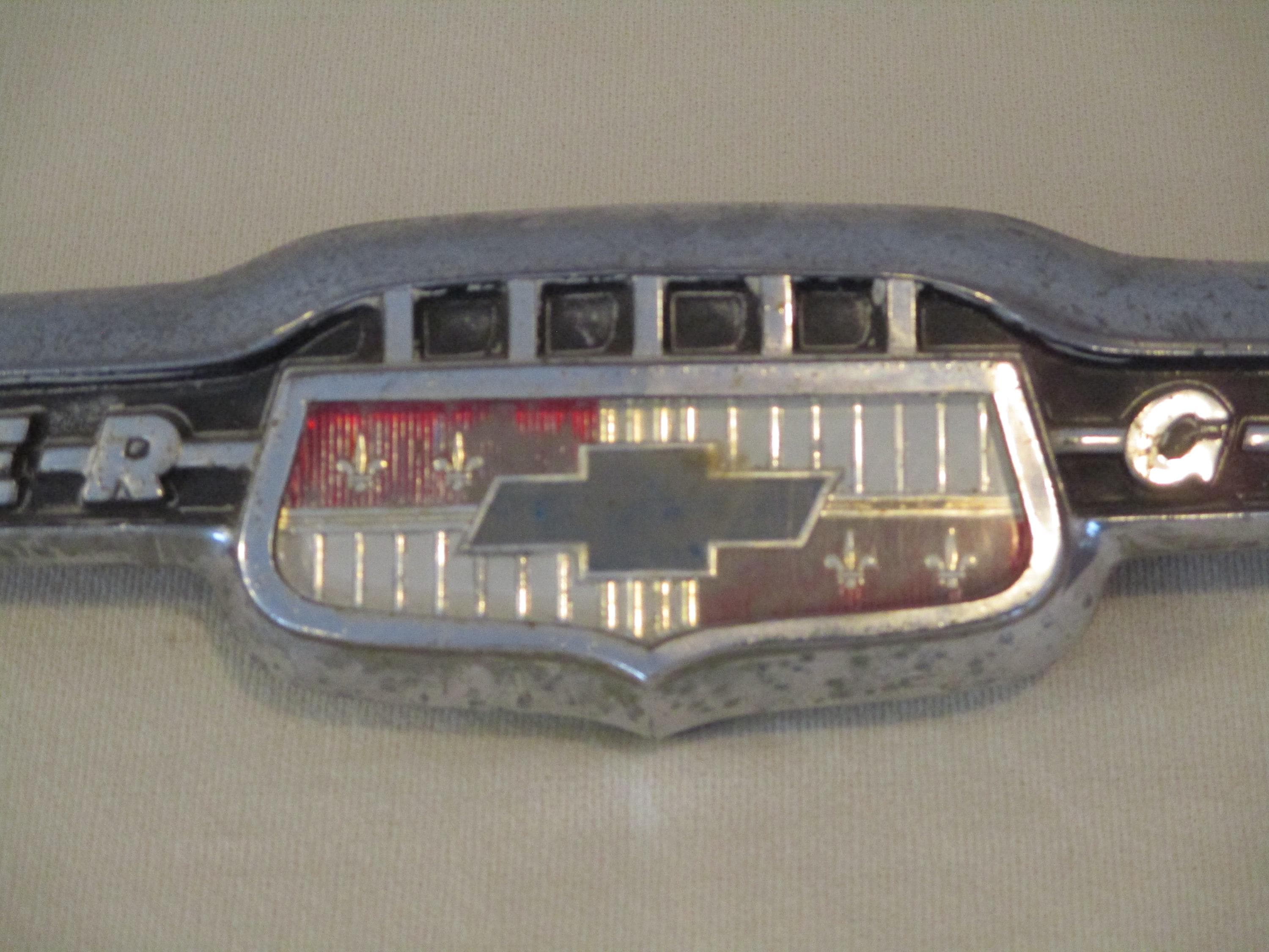 1953 Bel Air Car Trunk Emblem,chevy Car Emblem,bel Air Chevy Power 