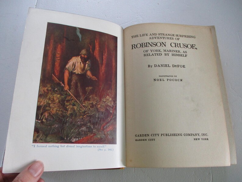 Robinson Crusoe by Daniel Defoe Illustrated by Noel Pocock,classic ...