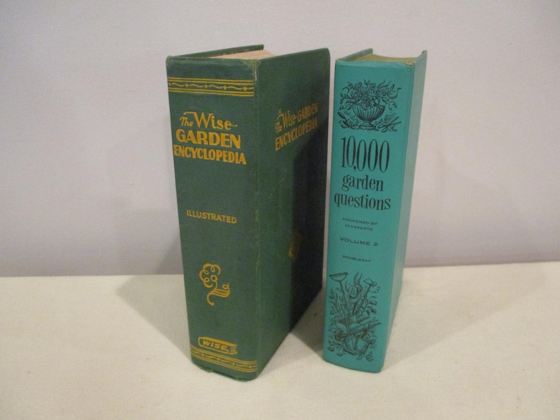 2 libros de jardinería, Enciclopedia del Jardín Sabio, cultivo de flores, horticultura, guía de jardinería, 10.000 preguntas sobre jardinería, plantas de interior, árboles frutales. imagen 1
