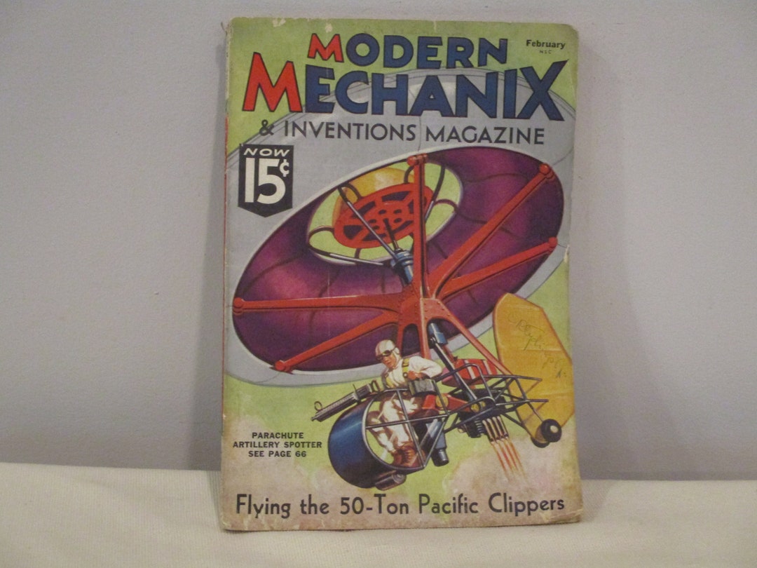 1936 Modern Mechanix & Inventions Magazine,february 1936 Modern ...
