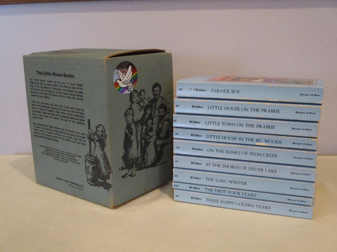 1971 Little House on the Prairie Book Set,laura Ingalls Wilder Book Set