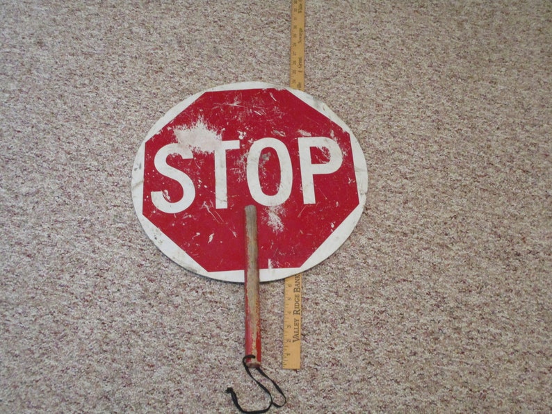 Large Hand Held STOP Sign,school Crossing Guard STOP Sign,hand Held ...