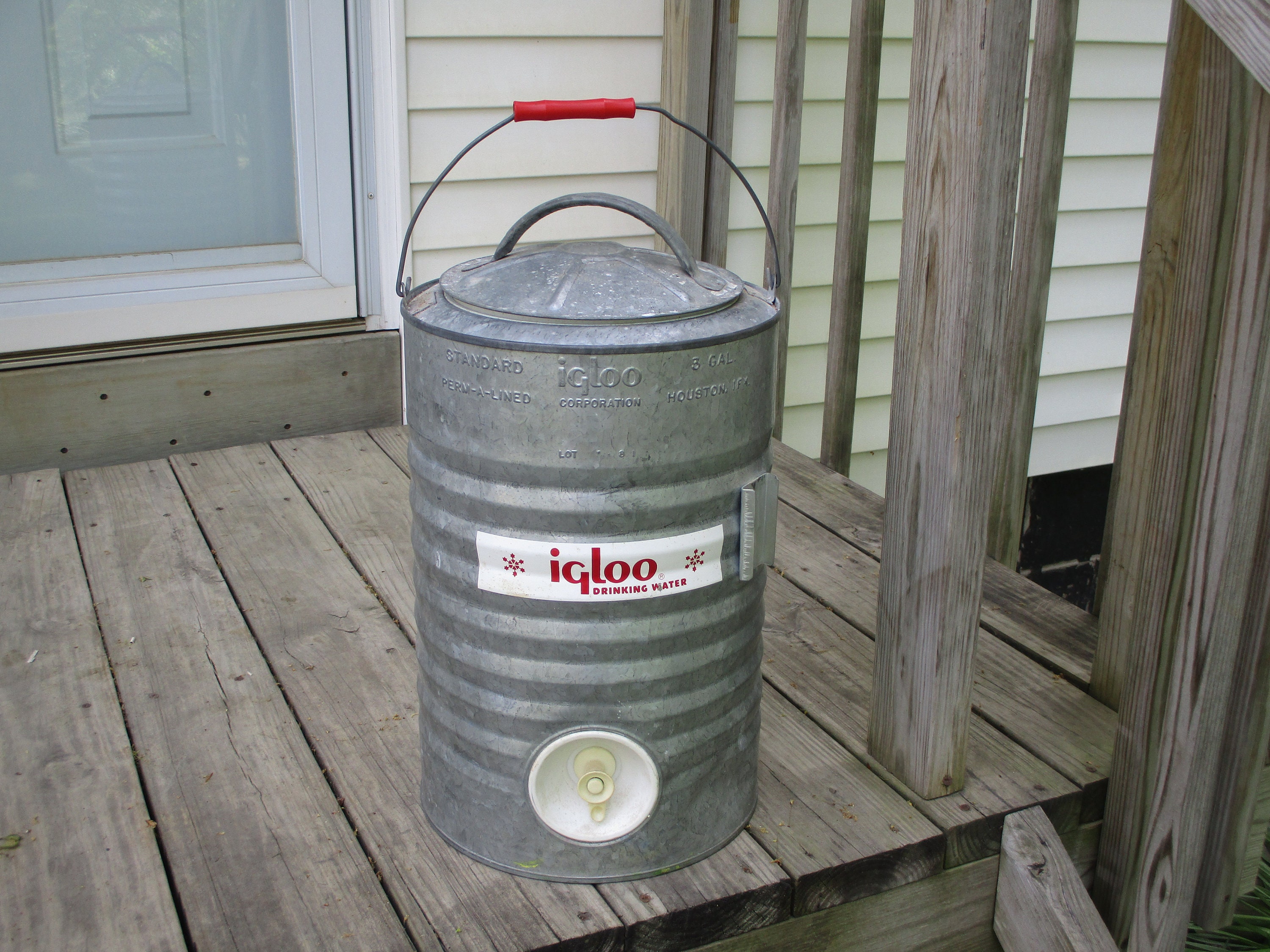 Igloo Galvanized Water Cooler for sale Only 3 left at 75
