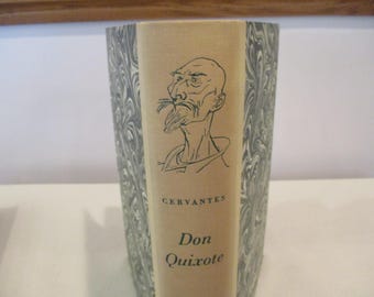 Don Quixote by Miguel De Cervantes Saavedra,Heritage Press 1950 with slipcase,Sandglass, Edy Legrand , The Ingenious Gentleman of La Mancha