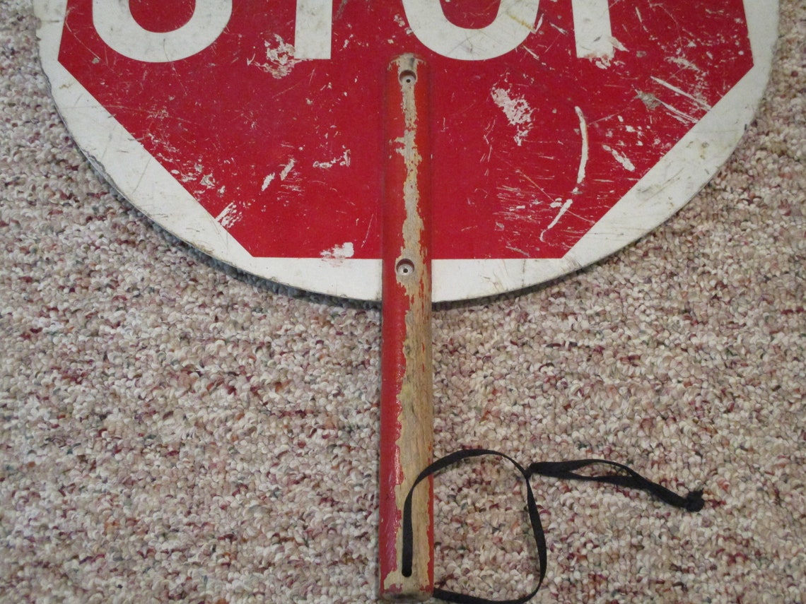 Large Hand Held STOP Sign,school Crossing Guard STOP Sign,hand Held ...