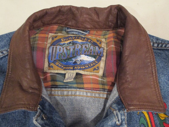 mens size small jean jacket, Corny Cornflakes Jea… - image 6