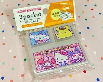 Sanrio Charakter Reiseetui | Perlenorganizer | Pillendose | Reise-Accessoire