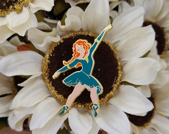 Brave Royal Ballerina Enamel Pin