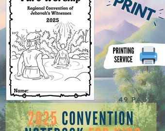 Quaderni per la Convention e l'Assemblea del 2025 - Fogli di lavoro per bambini / Convention regionale, sorvegliante di circoscrizione e rappresentante di filiale / Servizio di stampa