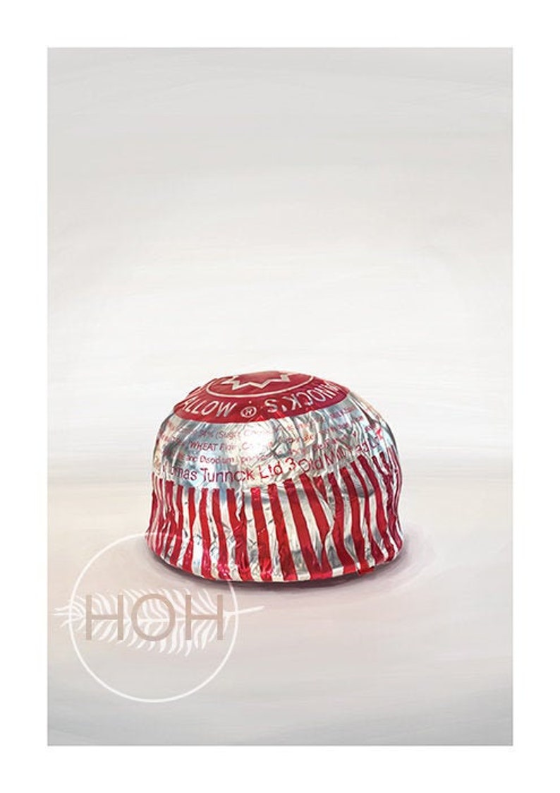 Tunnock's Teacake Art Print Wall Art Painting Food Etsy