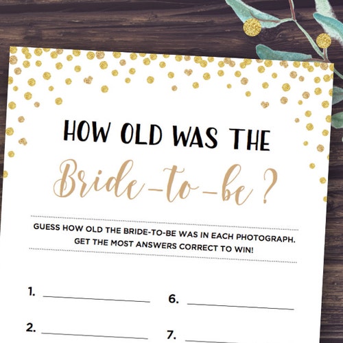 How Old Was the Bride-to-be How Old Was the Bride-to-be - Etsy Norway