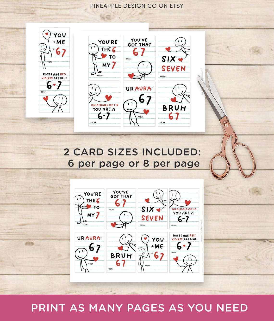 67 Slang Valentine Cards for Kids | Funny Classroom Valentines | Six ...
