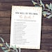 How Well Do You Know the Bride, Who Knows Bride Best Printable, Bridal Shower Game Instant Download, Wedding Shower, Digital, and Groom 