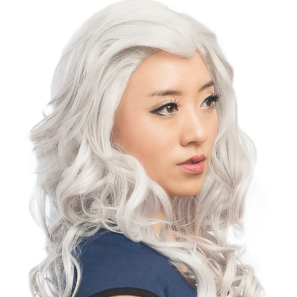 Curly Layered Cut with Widow's Peak and no Bangs 25" Long Cosplay Wig