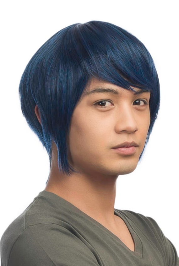 Ken 11 Wig Short Straight Men S Cut With Long Etsy