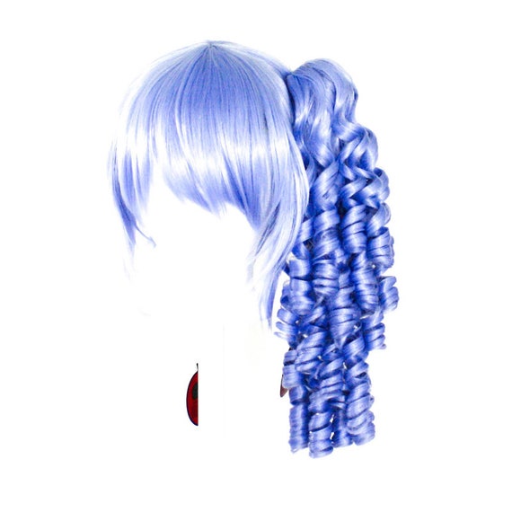 Blue Wavy Girl Hair - Roblox