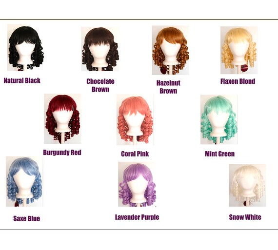 14'' Ringlet Curly Shoulder Length w/ Short Bangs Mint Green Wig Lolita NEW 14'' Ringlet Curly Shoulder Length w/ Short Bangs Mint Green Wig Lolita NEW