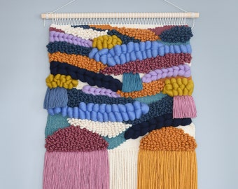 LARGE, woven wall hanging, wall art, weaving wall hanging, wall decor, home decor, modern macrame, handwoven tapestry, housewarming gift
