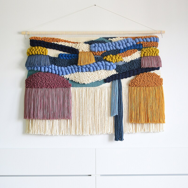View of Fiber Wall Art - Etsy