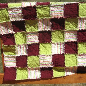 It&#39;s a Wuzzy(baby rag quilt)
