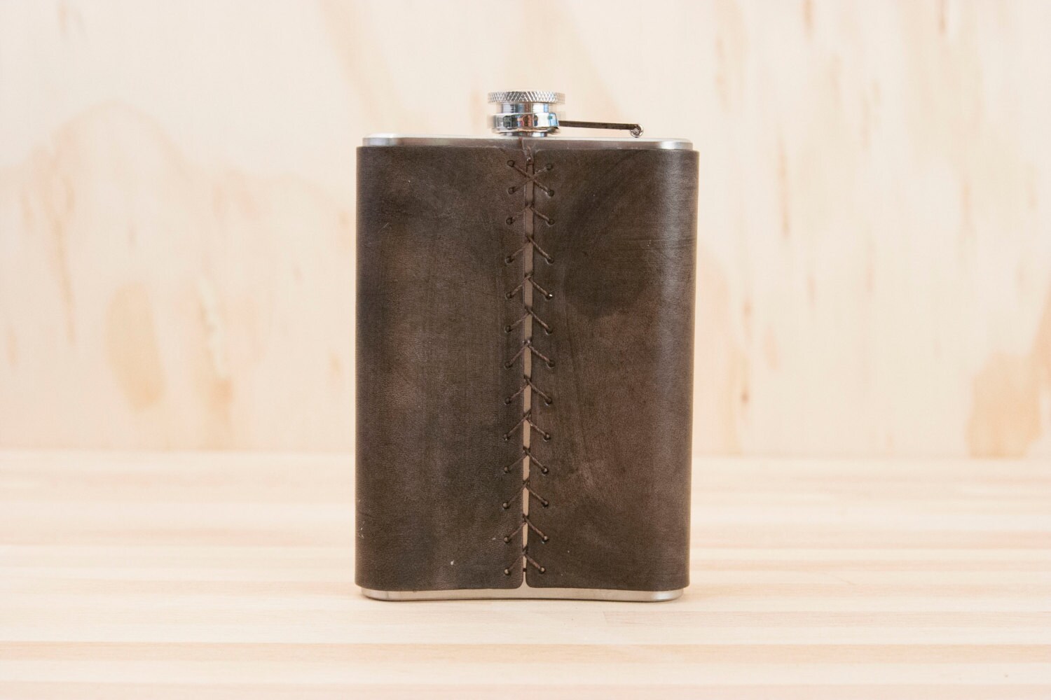 Monogram Flask Leather Hip Flask with Custom Monogram Etsy