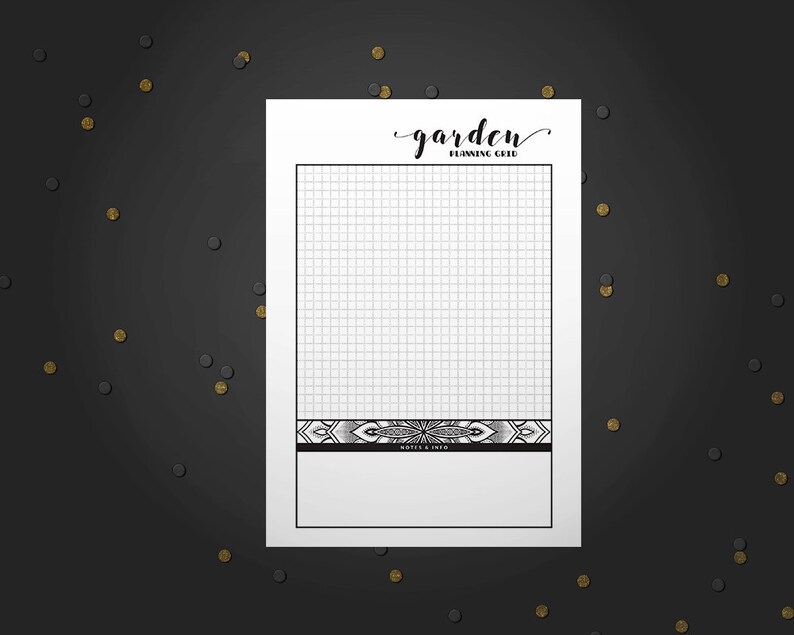 A5 Mandala Garden Planner Inserts printable PDF INSTANT DOWNLOAD - Etsy