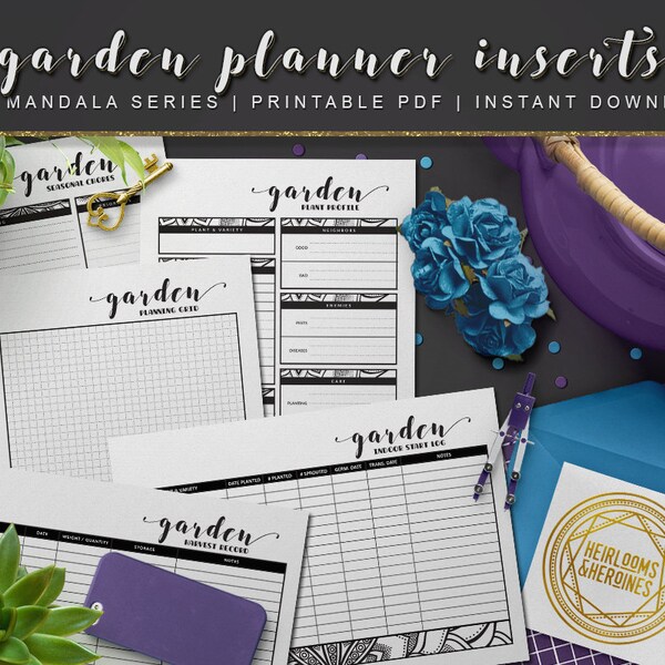 A5 Mandala June 2016 December 2017 Personal Planner Mega Bundle ...
