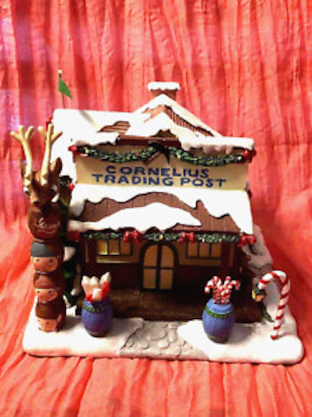 Hawthorne Village Rudolph's Christmas Town Cornelius Trading Post