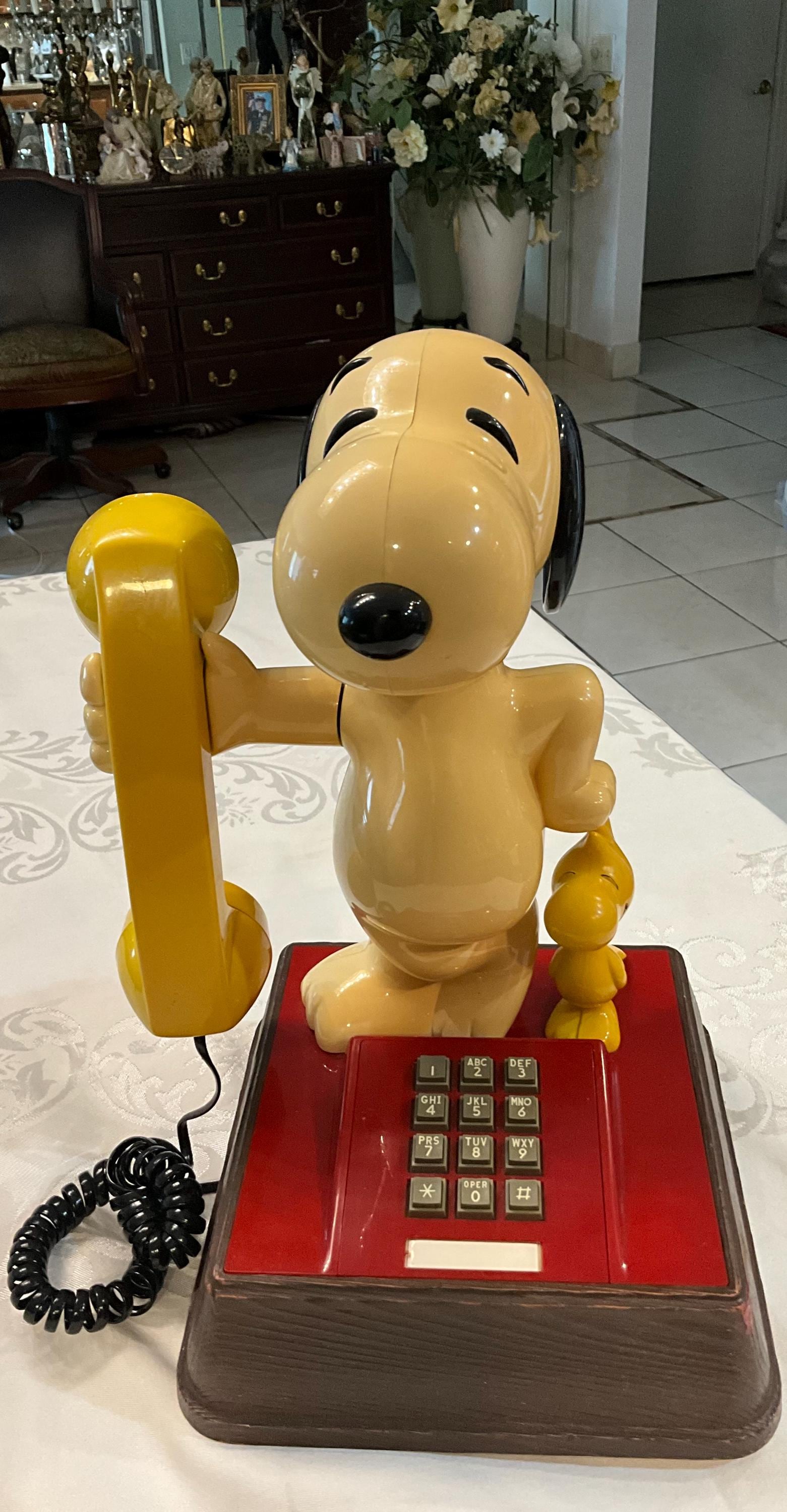 Snoopy Telephone - Etsy