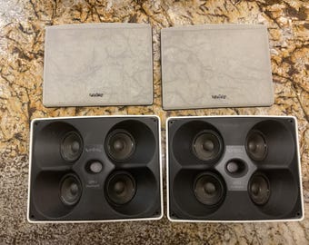 Altavoces envolventes cuadripolares Infinity QPS-1W/2X/Blancos (Probados)