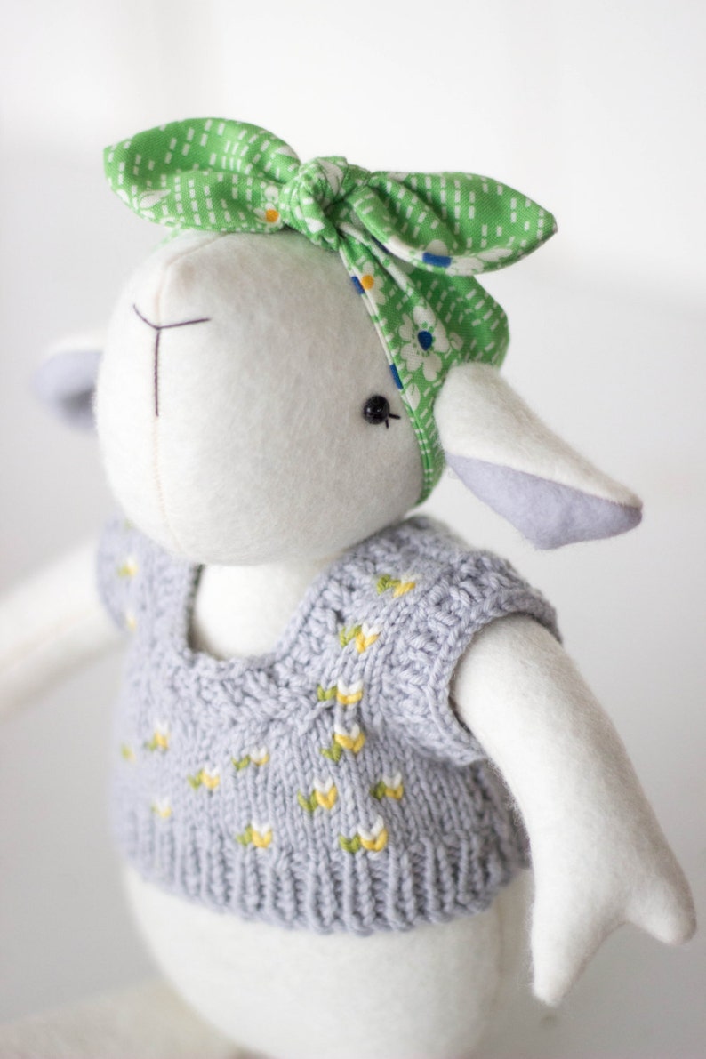 goat plush pattern
