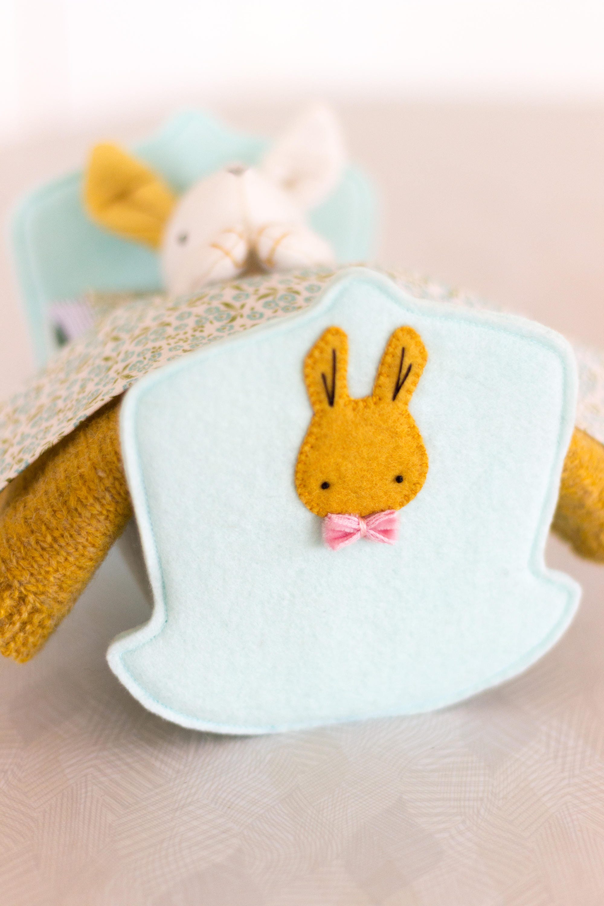 PDF Pattern 'Rest Little Rabbit' Felt Rabbit | Etsy