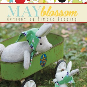 Sable Point Rabbit Pattern PDF Pattern - 'parsnip and Sable' - Felt Rabbit Mother and Baby Softie ...