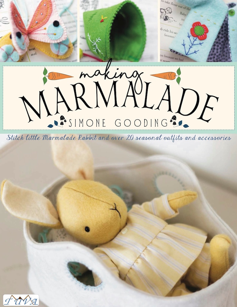 Making Marmalade Book by Simone Gooding wool felt rabbit and Etsy
