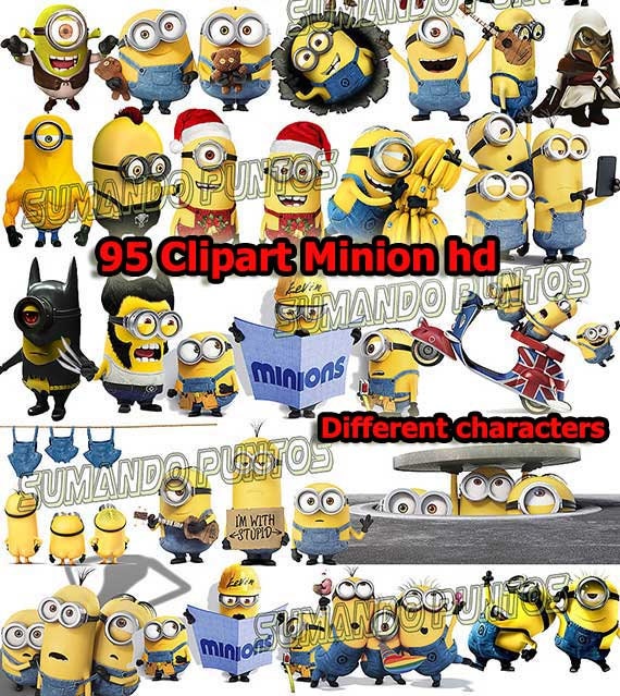 Batman Captian America Ironman Minion Minions Super Hero Banana Villian Bundle!