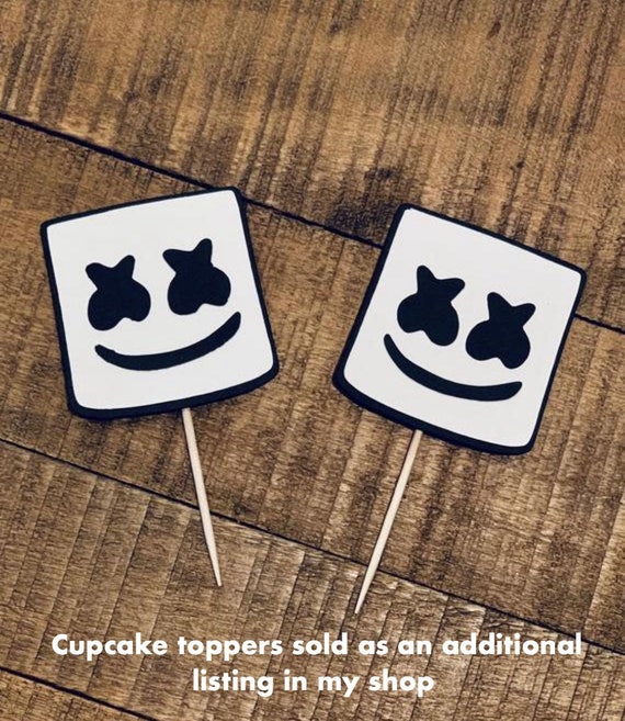 Dj Marshmello Banner Dj Marshmello Party Dj Marshmello Etsy